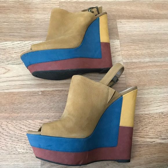 Jessica Simpson Platform Heels Sz 8.5 - Picture 2 of 7